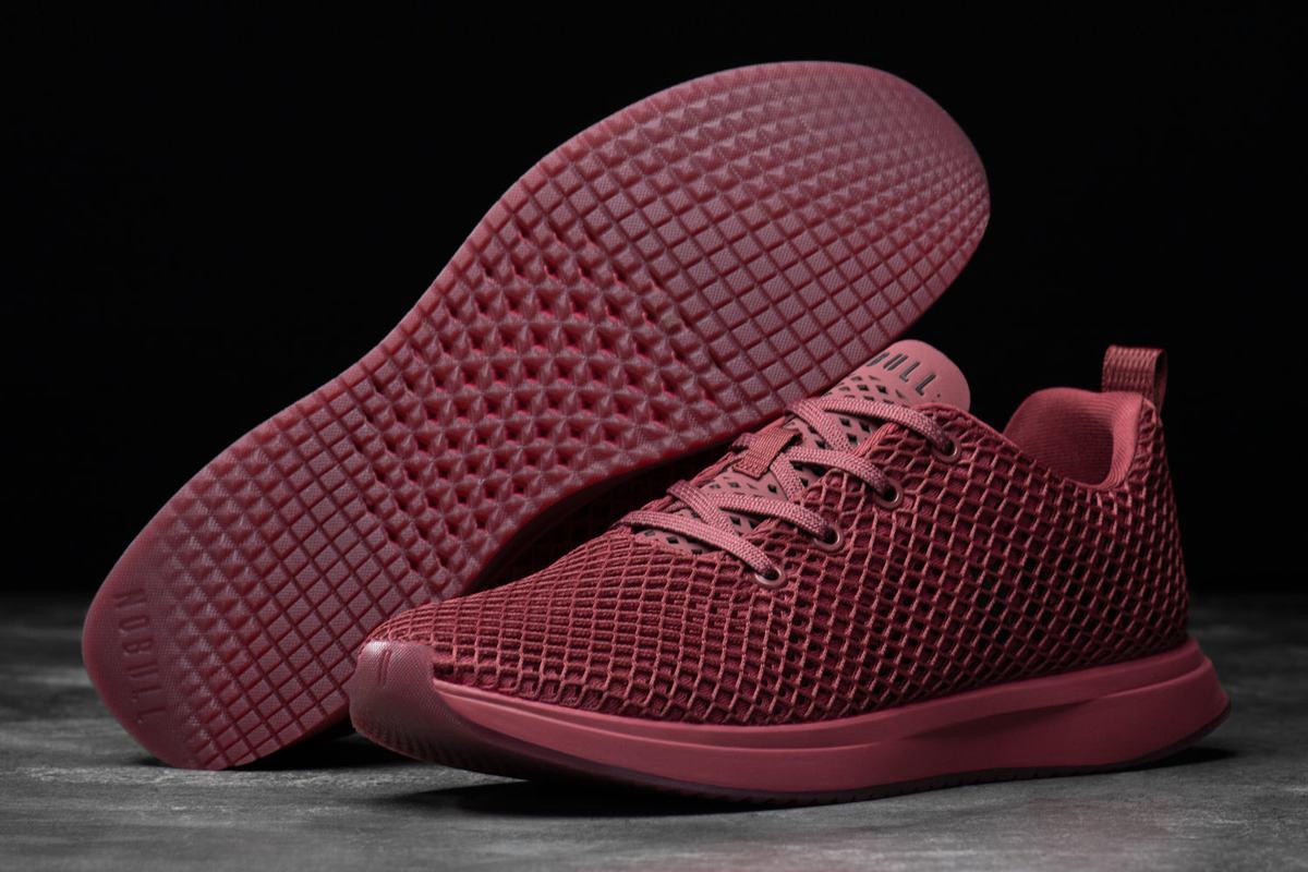 Nobull Mesh Runner Men's Running Shoes Burgundy | Australia (SY6072)